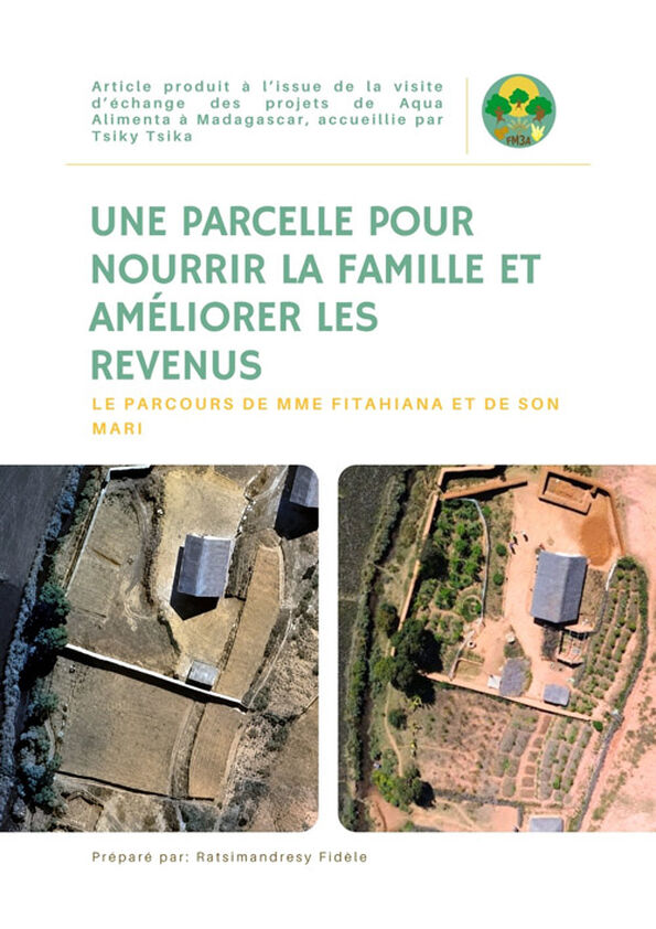 UNE  PARCELLE POUR NOURRIR LA FAMILLE ET AMÉLIORER LES REVENUS