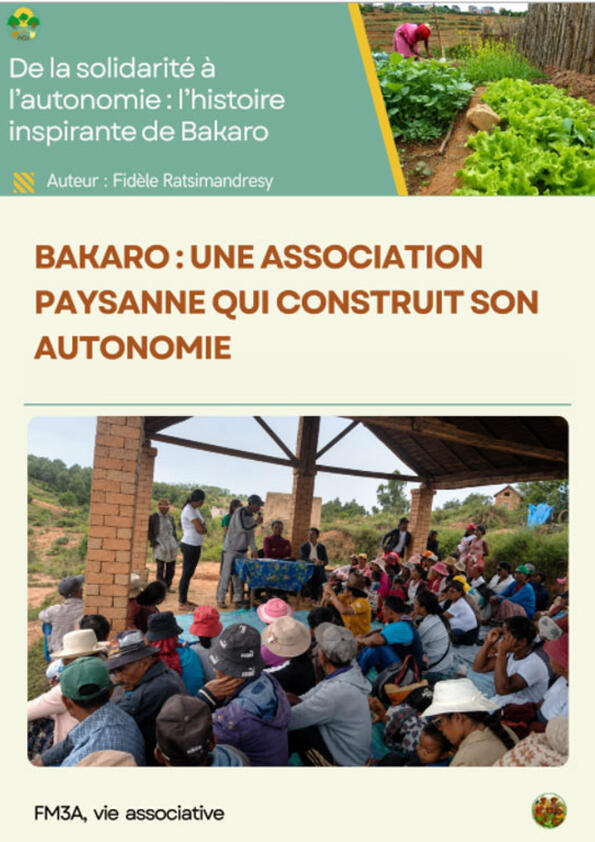 BAKARO : une association paysanne qui construit son autonomie